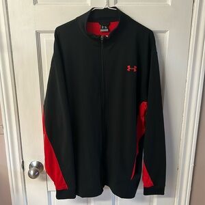 Under Armour mock neck full zip track jacket men’s size L